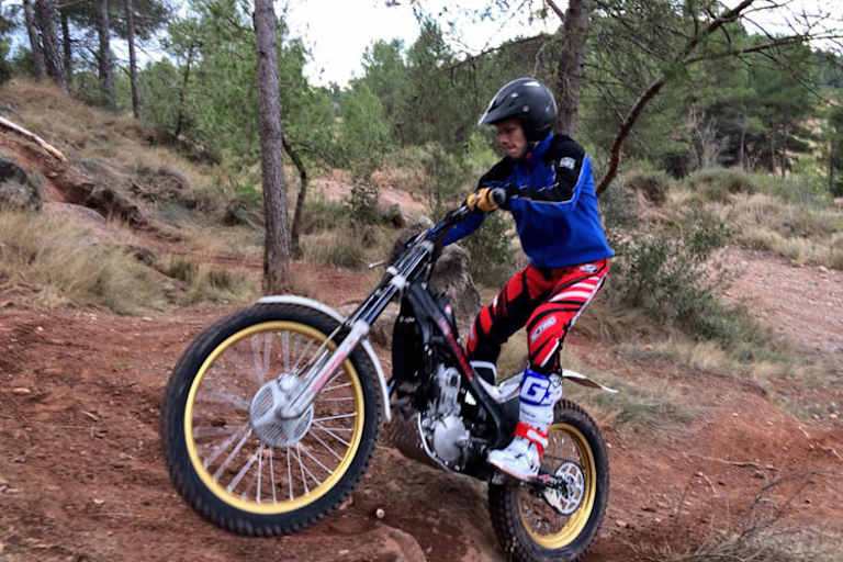 Stefan Bradl: Auch ein Trial-Training stand auf dem Programm