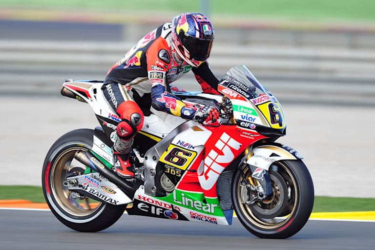 Stefan Bradl beim November-Test in Valencia, wo er Platz 4 schaffte