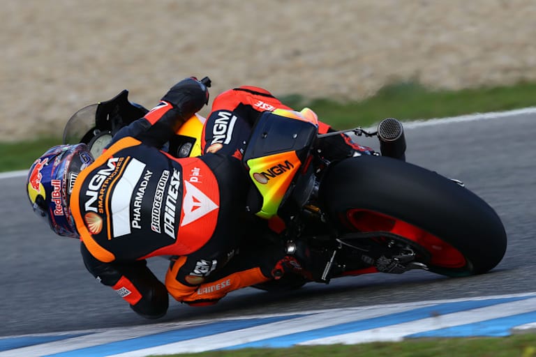 Stefan Bradl in Jerez auf der Forward-Yamaha