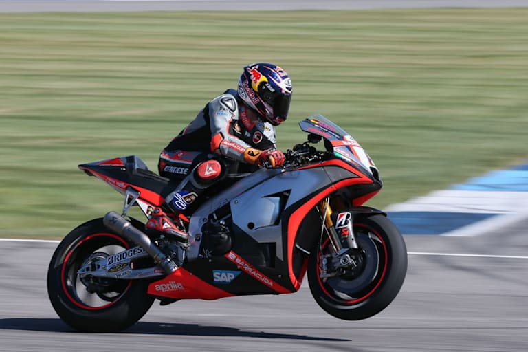 Stefan Bradl auf der Aprilia