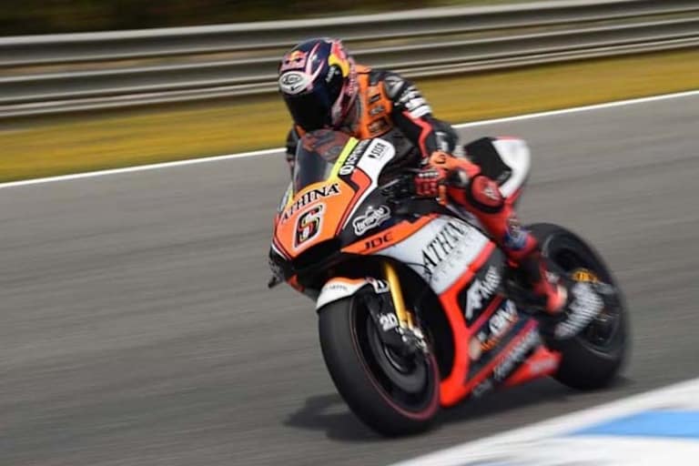 Test in Jerez 2015: Stefan Bradl war auf Platz 9, als er um 16 Uhr aufhörte