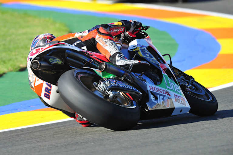 Stefan Bradl im ersten Valencia-Training