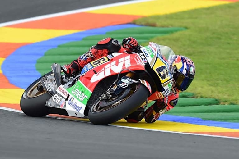 Stefan Bradl war 0,5 sec schneller als Ducati-Testfahrer Michele Pirro