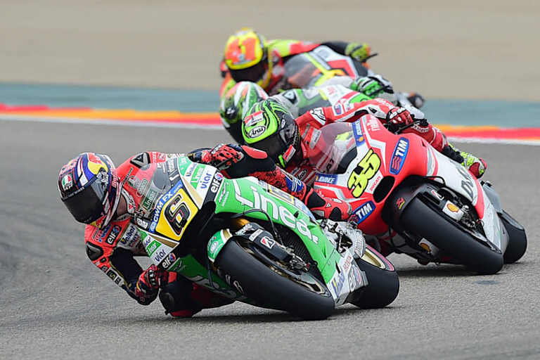 Harte Fights: Stefan Bradl (6) vor Crutchlow, Bautista und Aleix Espargaró