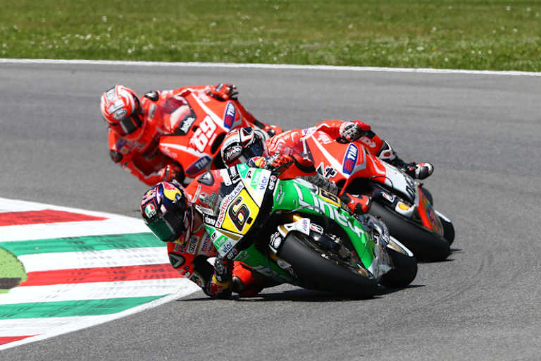 Stefan Bradl und Andrea Dovizioso kämpften 2013 in Mugello um Rang 4