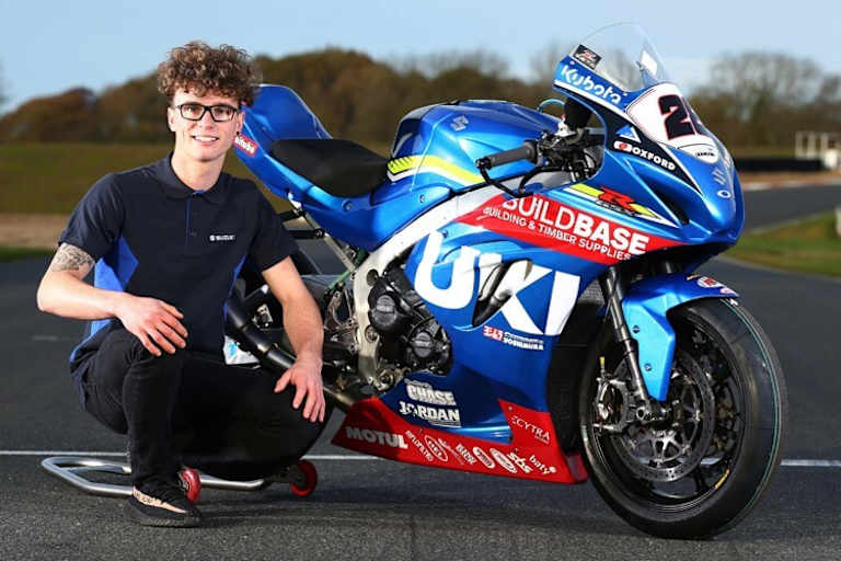 Der 20-jährige Bradley Ray - Team Buildbase Suzuki