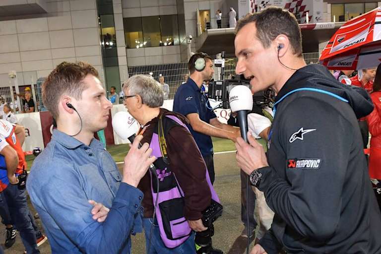 Stefan Bradl mit Alex Hofmann