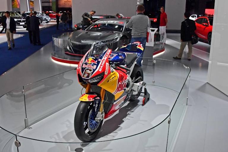 Bradls Honda Fireblade ist auf der IAA zu sehen