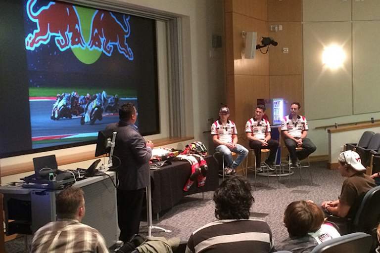 Bradl als Uni-Dozent in Texas