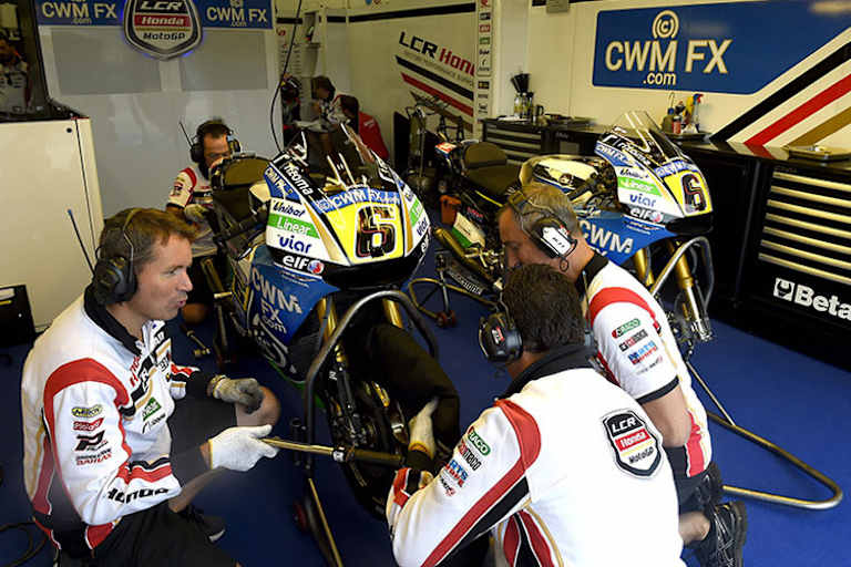 Die LCR-Honda-Box von Stefan Bradl