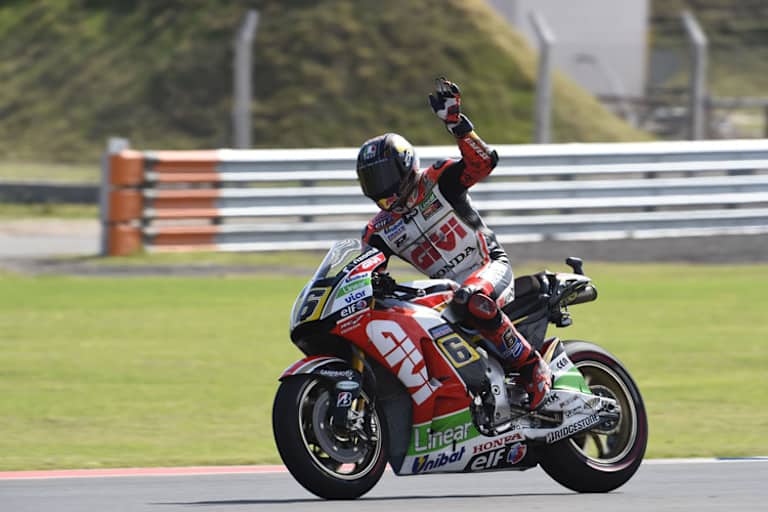 Stefan Bradl: Nach Platz 5 winkte er den begeisterten Fans