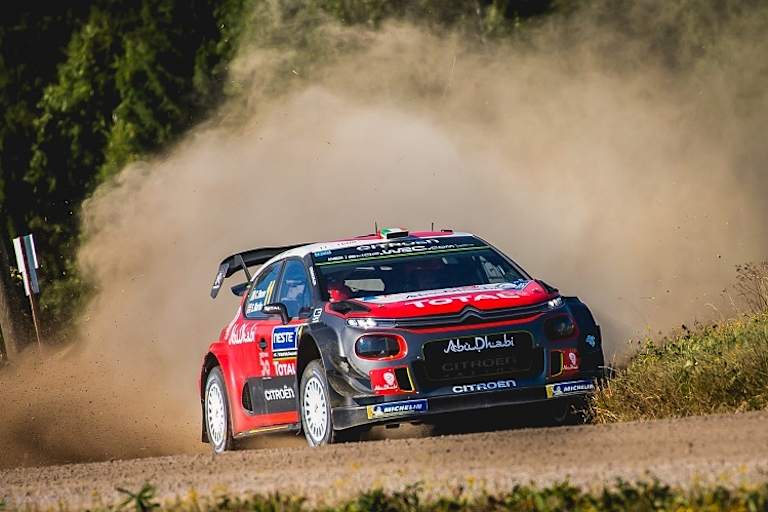 Craig Breen startete mit Pech in die Rallye Finnland
