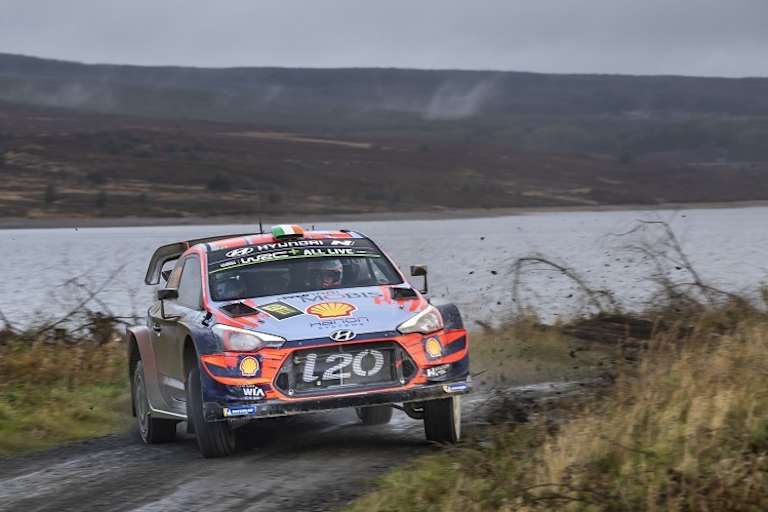 Craig Breen war am Samstag mit schlechter Sicht unterwegs