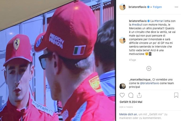 So spottet Flavio Briatore