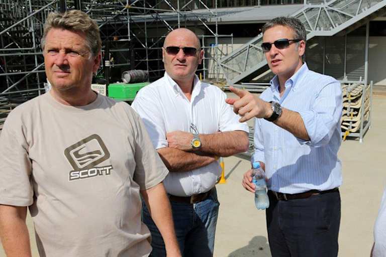 CCP-Präsident Armando Castagna (Mitte)