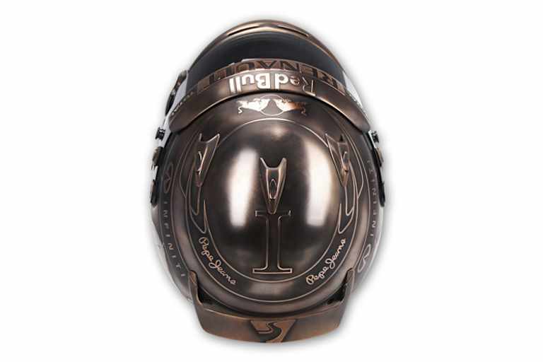 Das neue Helm-Design von oben