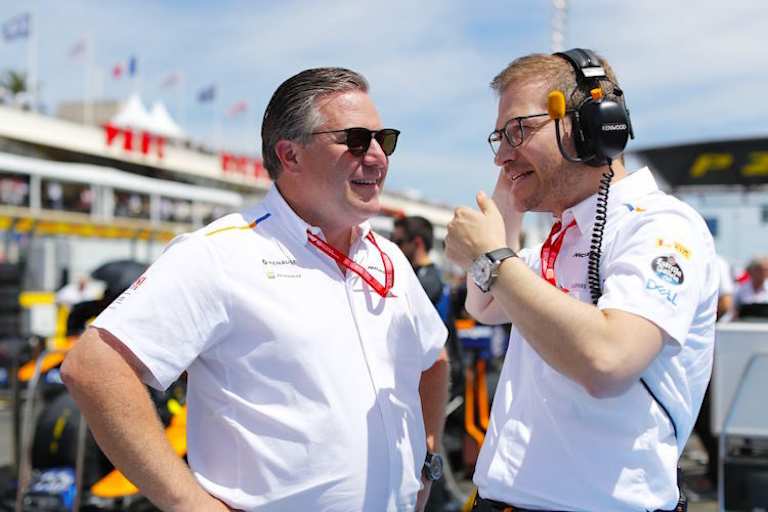 Zak Brown und Andreas Seidl