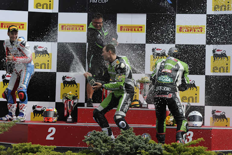 2012 gewann Bryan Staring drei Rennen im Superstock-1000-Cup