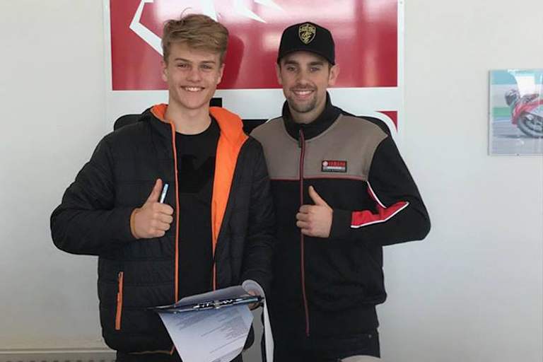 Marc Buchner mit Guus Boes