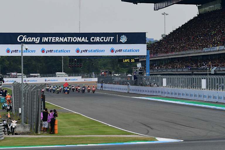 Der MotoGP-Tross ist auf dem Weg zum Chang International Circuit 