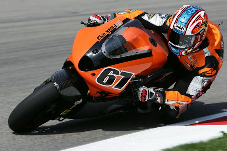 Shane «Shakey» Byrne 2005 auf der Roberts-KR mit KTM-Motor