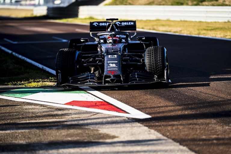 Alfa Romeo Racing entschied sich erneut für eine Testlackierung