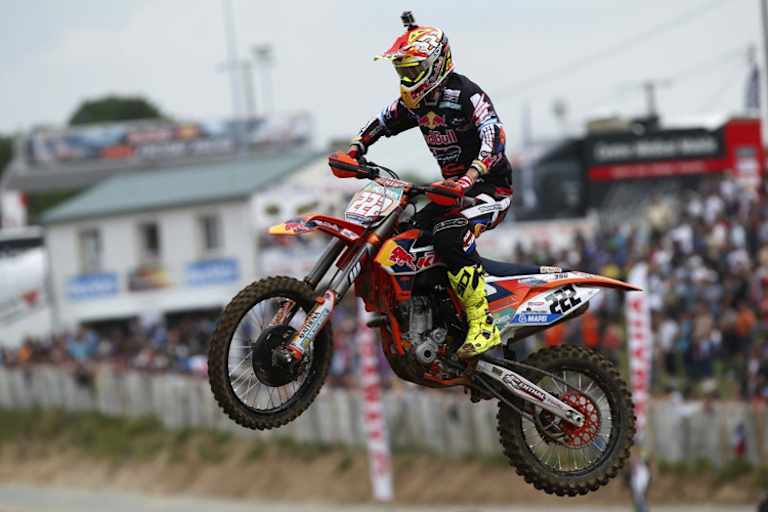 Antionio Cairoli (KTM) sah bis zum Schluss wie der sichere Sieger aus