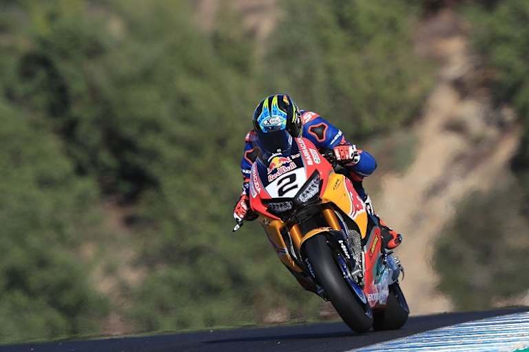 Der Brite fühlte sich beim Jerez-Test auf Anhieb wohl auf der Honda Fireblade
