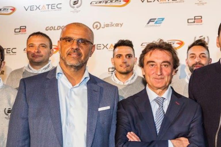 Salvatore Gandolfe (links vorne) und Adrián Campos (rechts vorne)