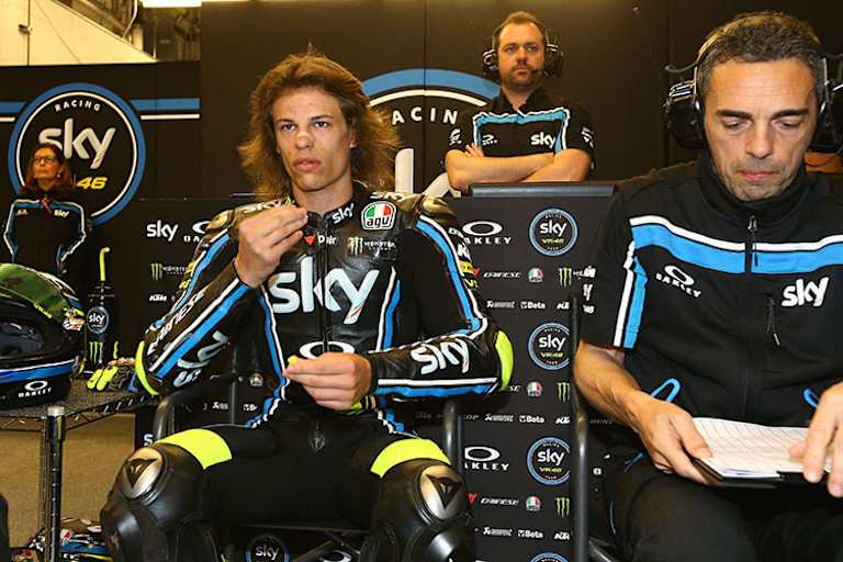 Pietro Caprara (rechts) neben Bulega: Der neue Crew-Chief von Cortese