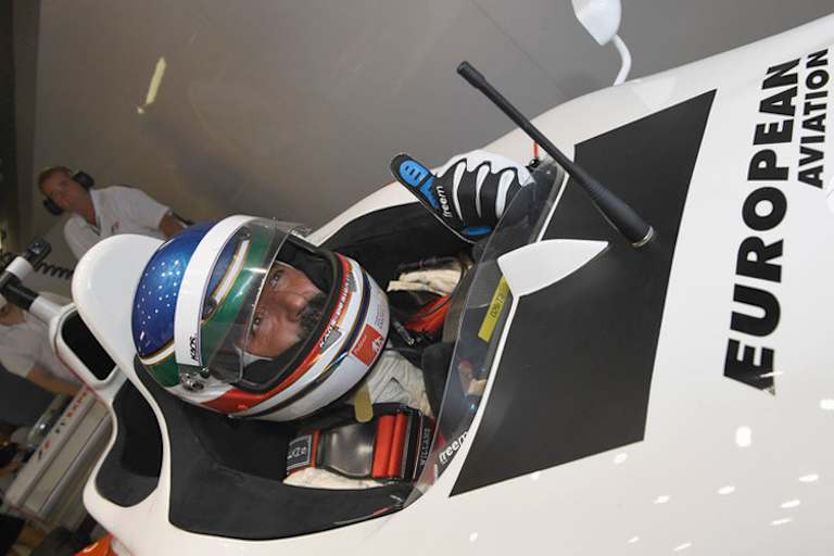 Ivan Capelli im Zweisitzer