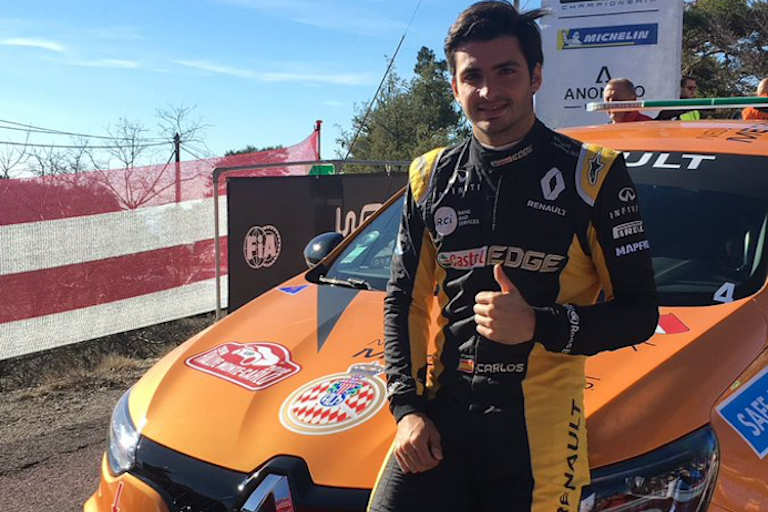 Sainz steuerte das VIP-Fahrzeug