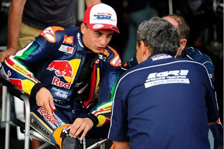 Mattia Casadei darf in Valencia nun die Moto3-Honda testen