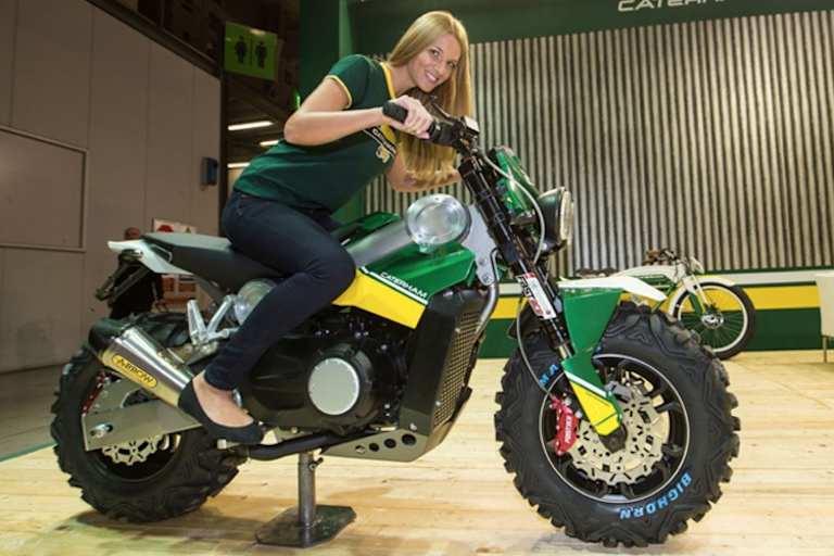 Die Brutus 750, ein SUV auf zwei Rädern mit 750-ccm-Zweizylinder-Motor aus Taiwan