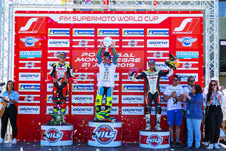 Die Top-3 der Welt: Markus Class, Thomas Chareyre und Laurent Fath (v.l.)