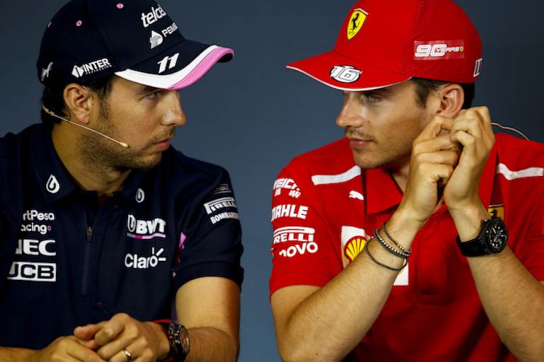 Sergio Pérez und Charles Leclerc sind sich einig