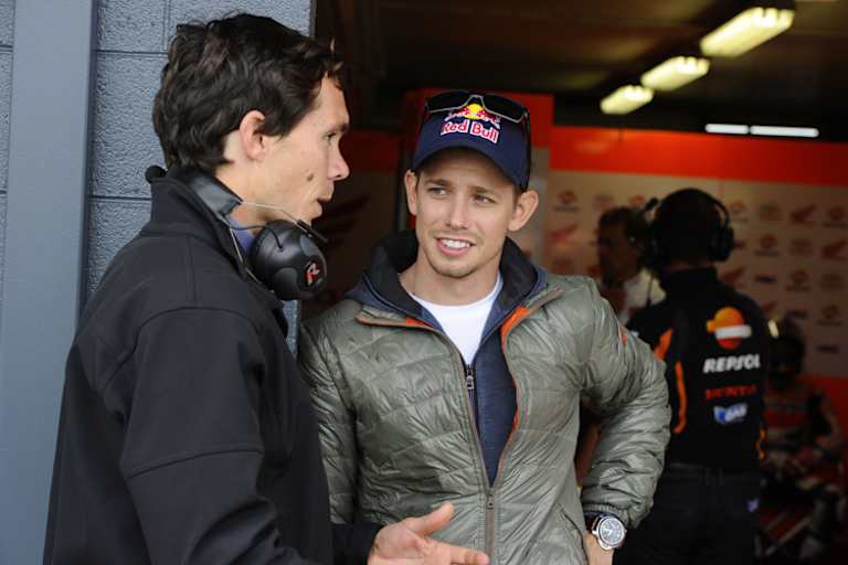Chris Vermeulen (li.) mit Casey Stoner