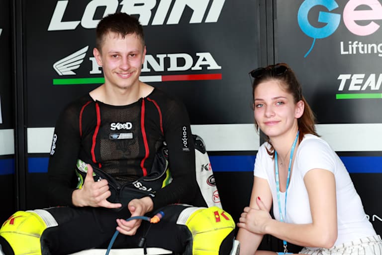 Christian Stange und seine Freundin Josephin