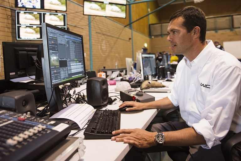 Oliver Ciesla bei der Arbeit