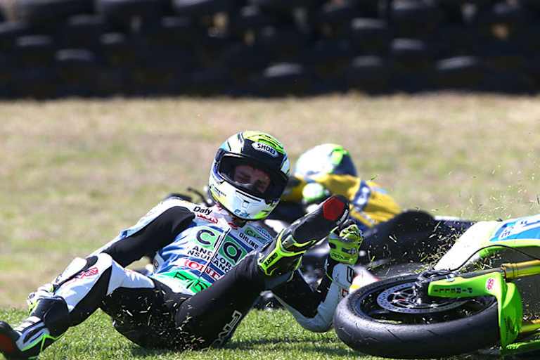 Cluzel erlitt einen Bruch des Kreuzbeins