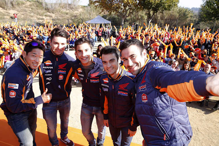 Takahisa Fujinami, Jaime Busto, Marc Márquez, Dani Pedrosa, Toni Bou