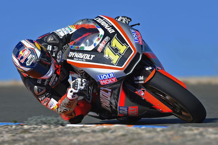 Sandro Cortese beim November-Test in Almeria