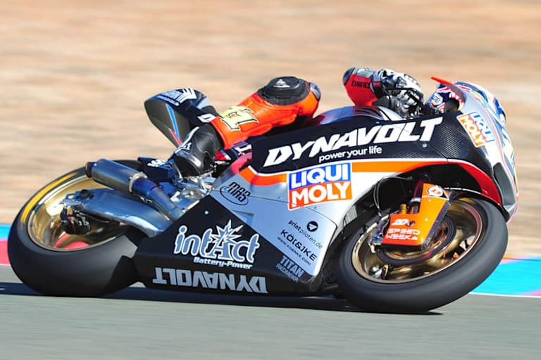 Sandro Cortese im November in Almeria mit der 2014-Kalex
