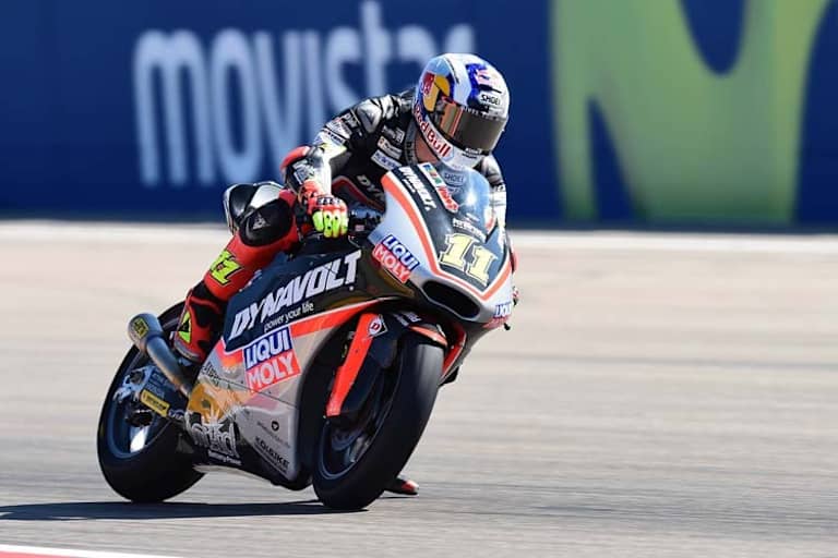 Sandro Cortese rückte in Aragón doch als einziger Pilot für das Intact-Team aus