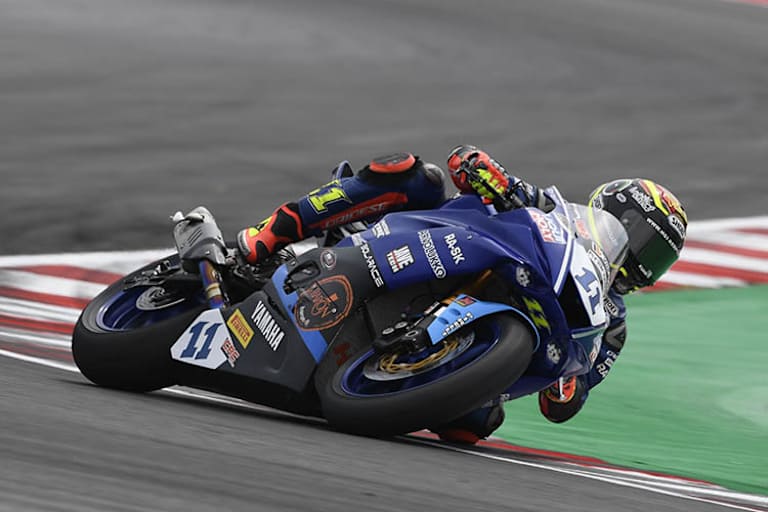 Sandro Cortese auf der Yamaha des Kallio-Teams