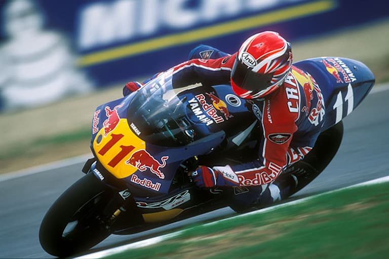 Crafar 1998 auf seiner Yamaha