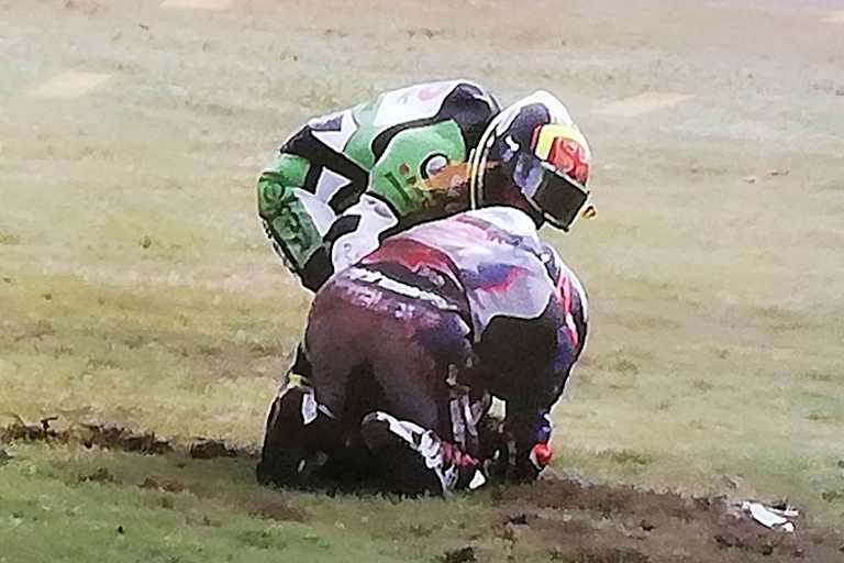 Zwischen 38 und 40 g wirkten bei Paffetts Aufprall auf ihn ein