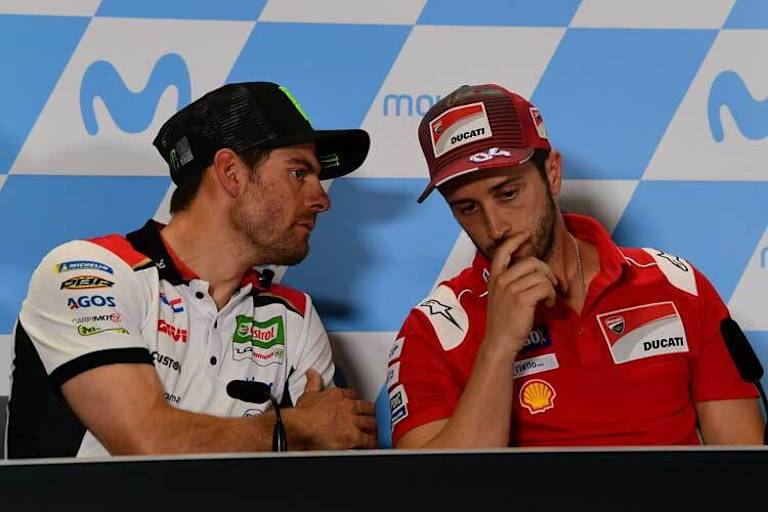 Cal Crutchlow und Andrea Dovizioso befürworten die 107-Prozent-Regel bei Ersatzfahrern