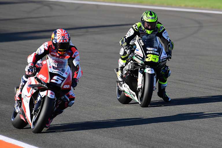 Valencia-GP: Johann Zarco (5) und LCR-Teamkollege Cal Crutchlow (35)