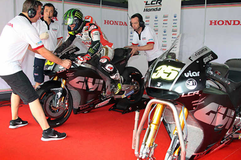 Die LCR-Honda-Box beim Sepang-Test